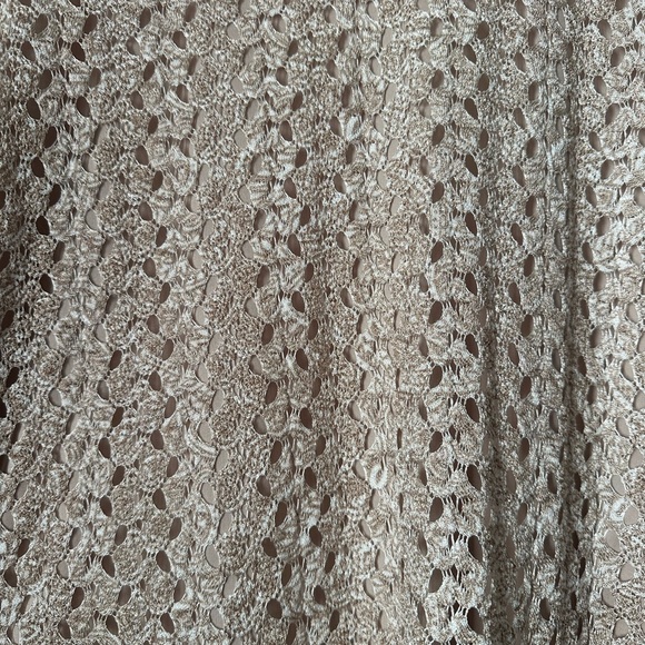 JM Collection Taupe 3/4 Sleeve Layered Blouse - Picture 11 of 12